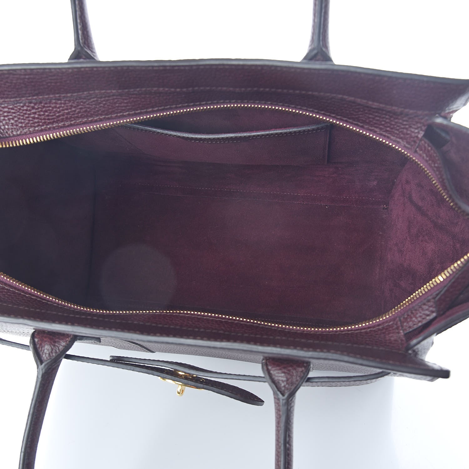 Mulberry Grain Vegetable Tanned Calfskin Zipped Bayswater Oxblood 5 of 12