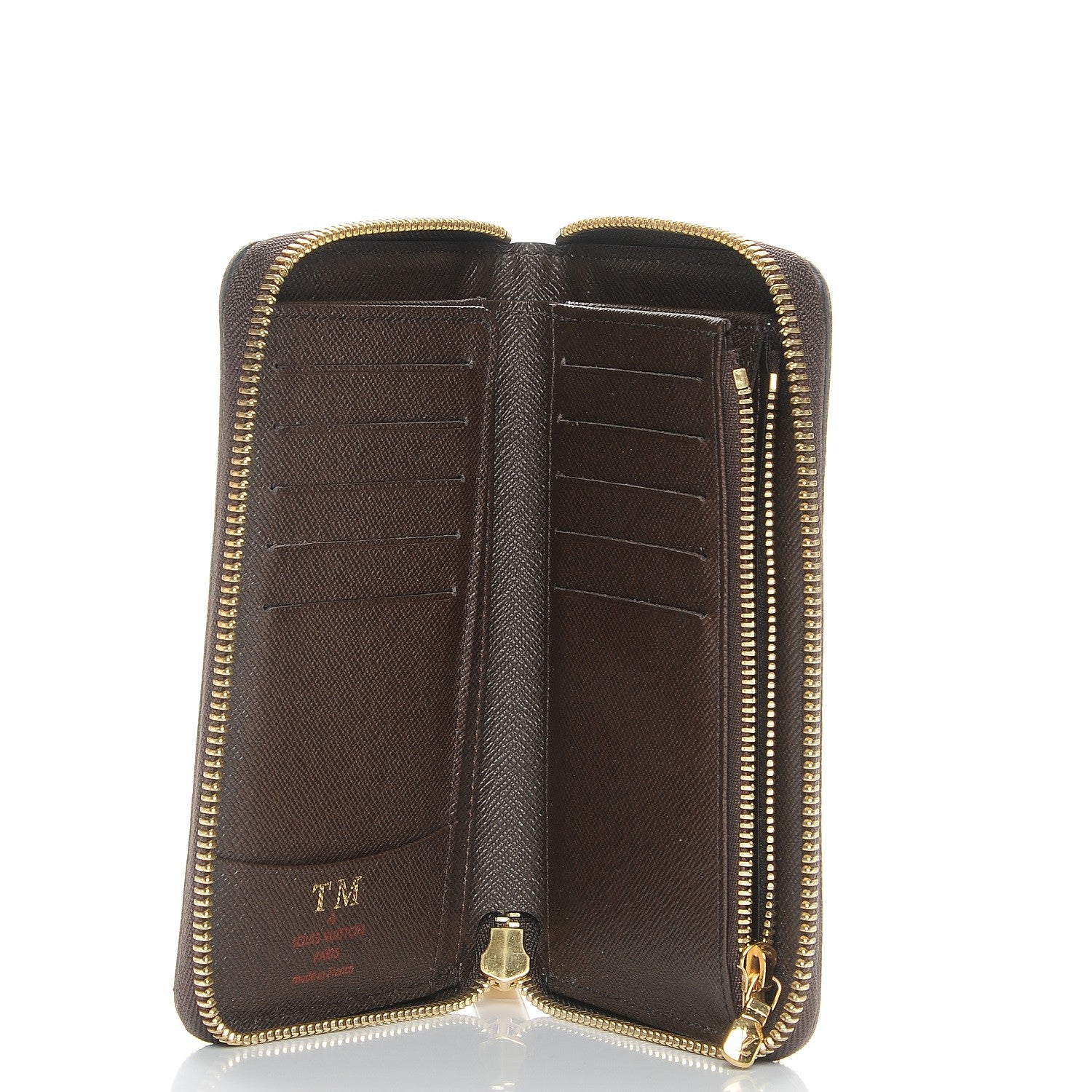 Louis Vuitton Damier Ebene Zippy Compact Wallet 5 of 7