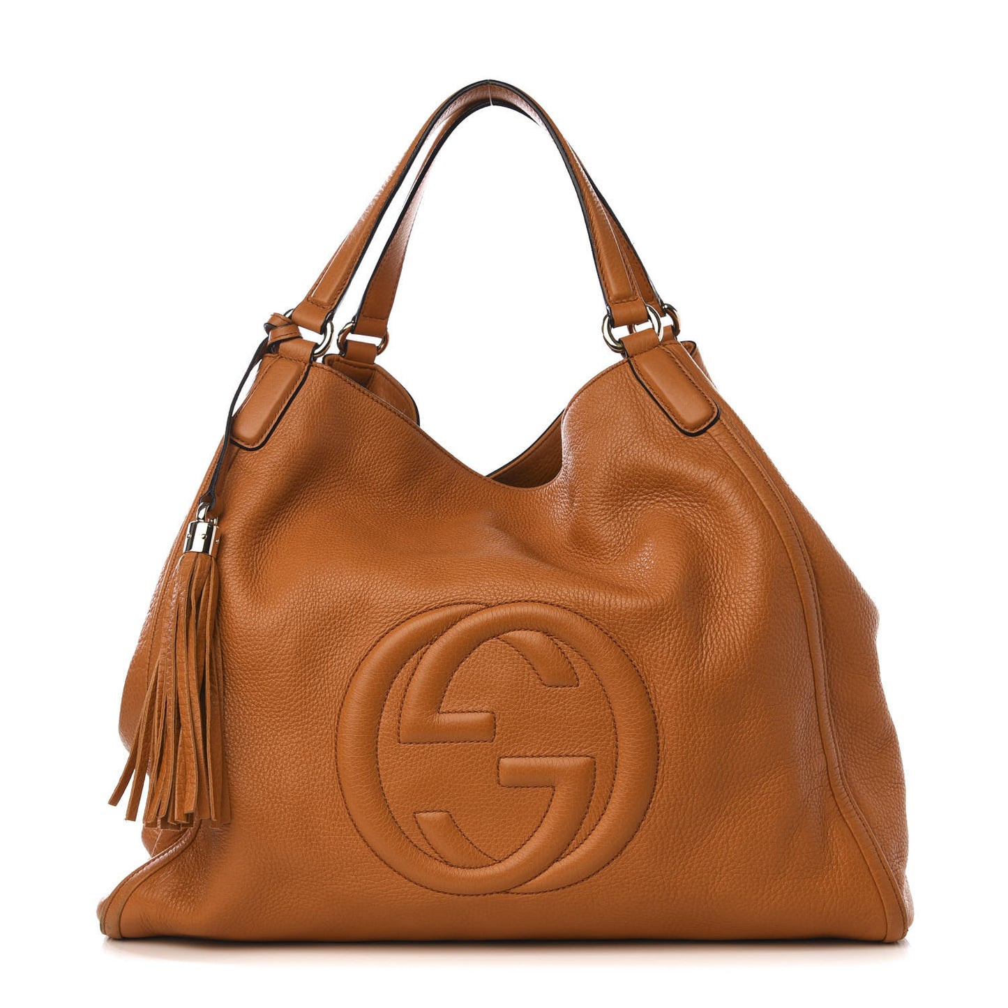 Cellarius Calfskin Large Soho Shoulder Bag Curcuma
