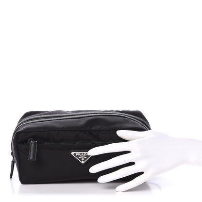 Prada Nylon Saffiano Toiletry Case Black 2 of 9