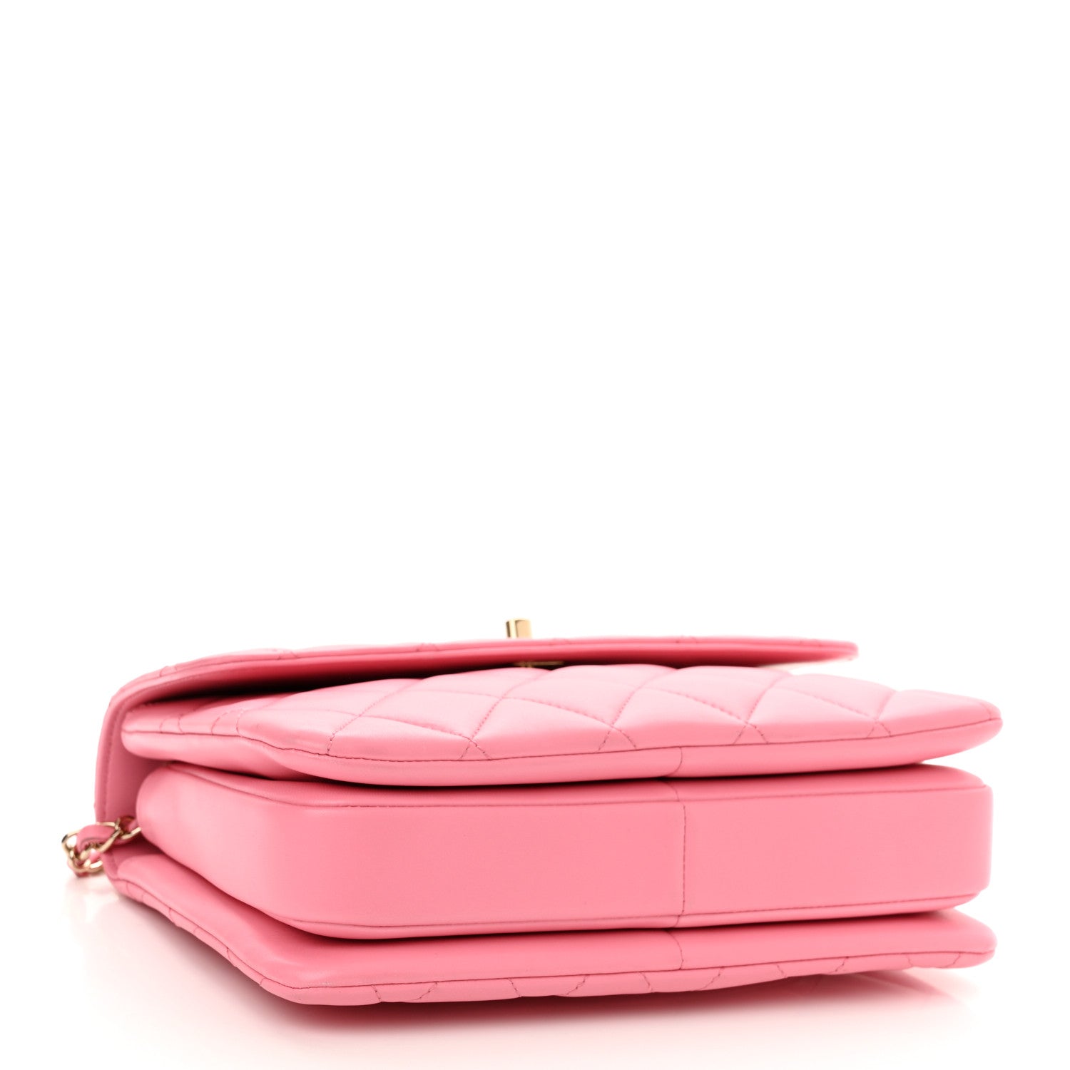 Chanel Lambskin Quilted Small Trendy CC Flap Dual Handle Bag Light Pink 3 of 13