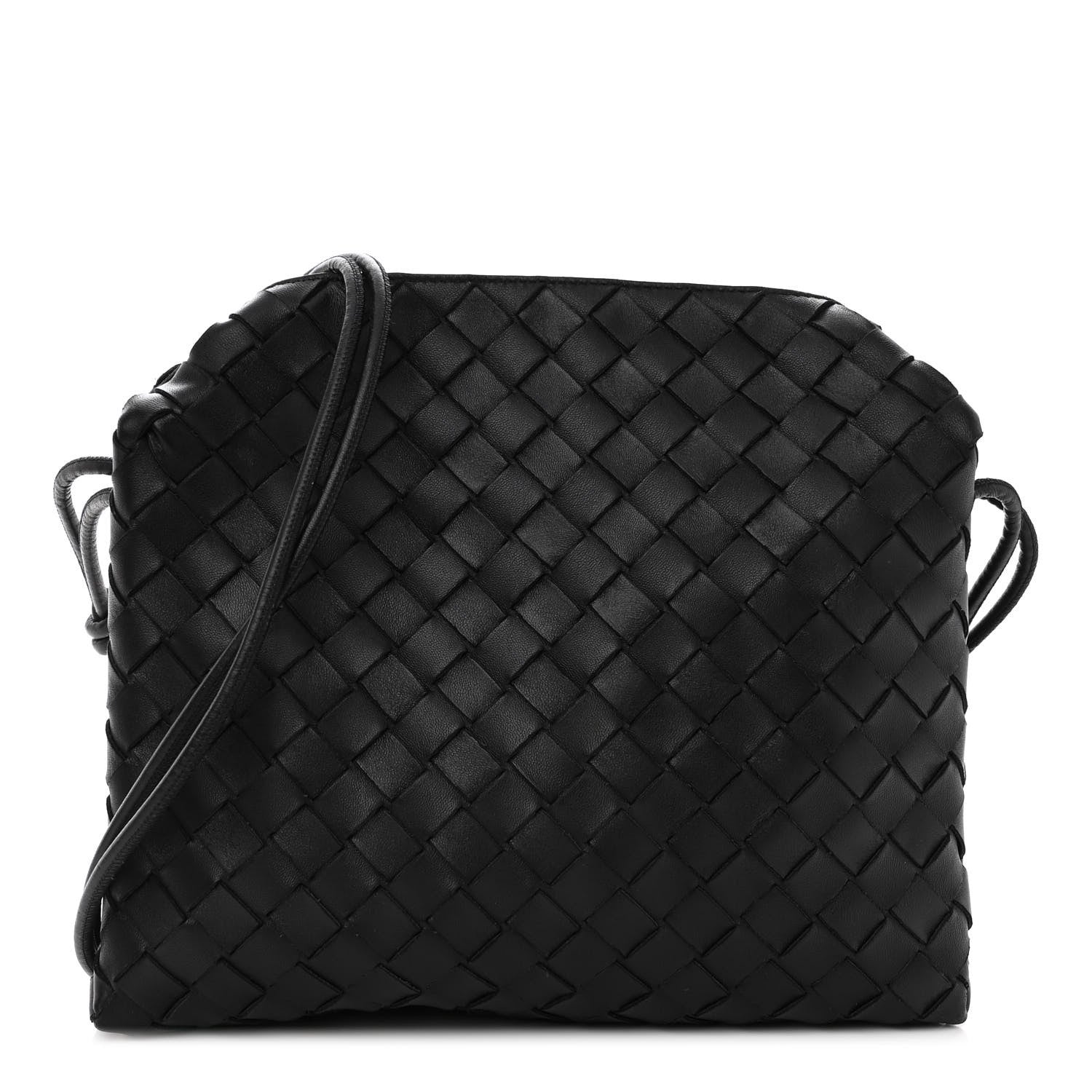 Bottega Veneta Nappa Intrecciato Medium Loop Camera Bag Black 1 of 9