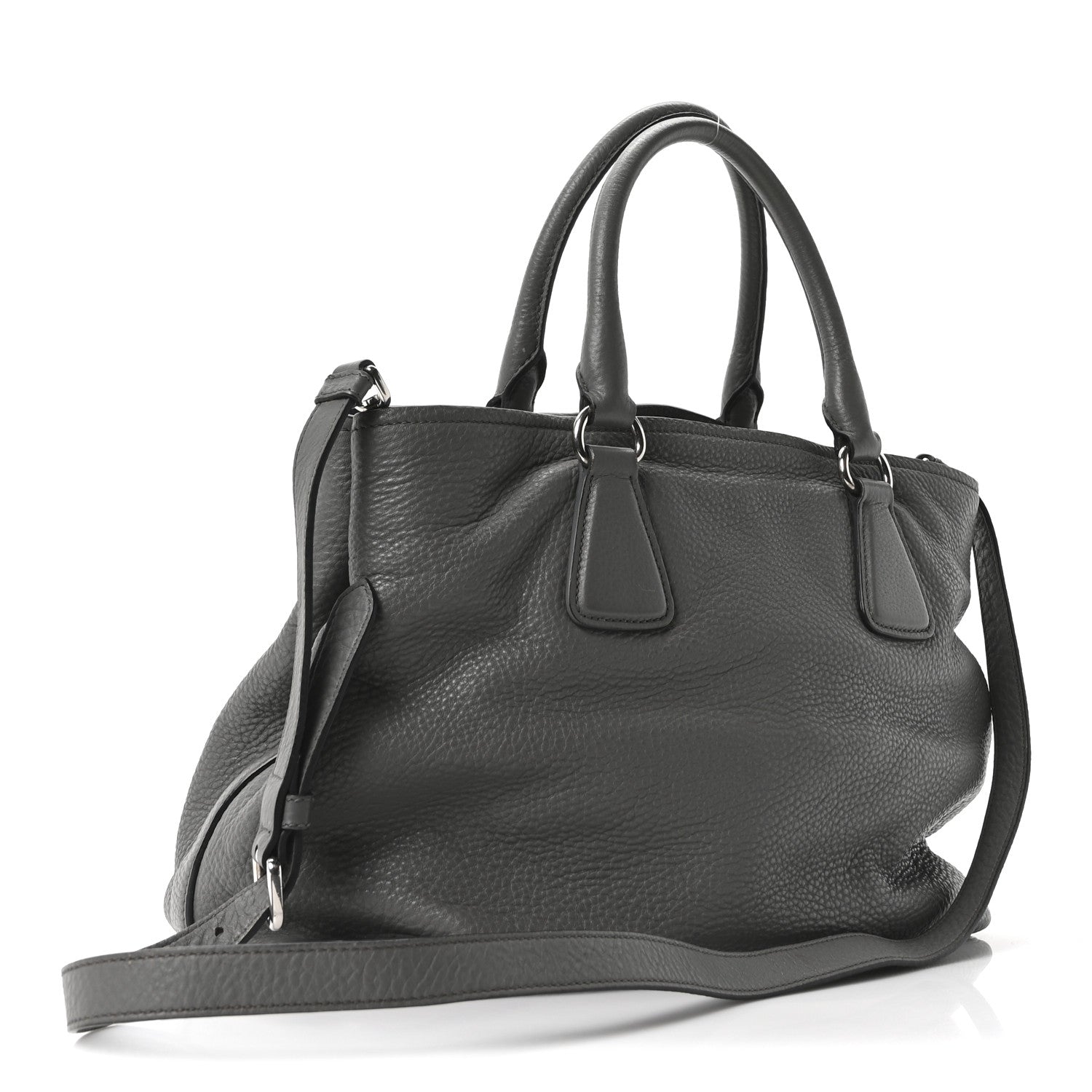 Prada Vitello Daino Tote Marmo 3 of 10