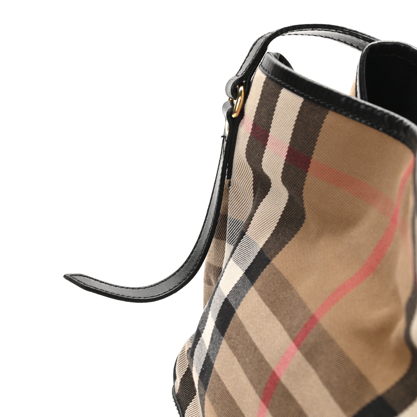 House Check Small Canterbury Tote Black
