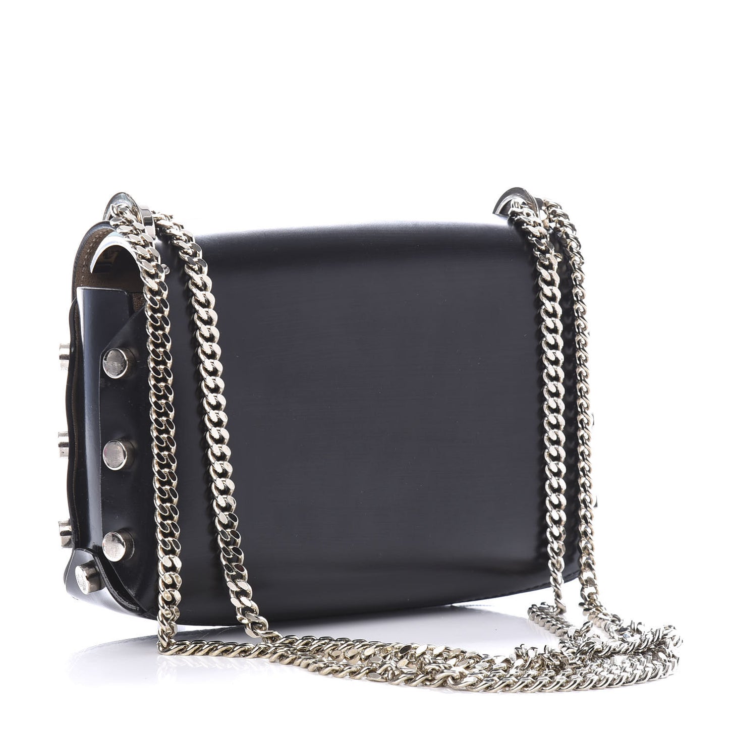 Spazzolato Lockett Petite Shoulder Bag Black