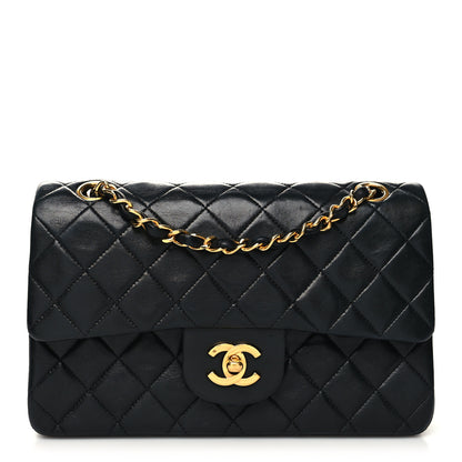 Chanel Lambskin Quilted Small Double Flap Black 1 of 11