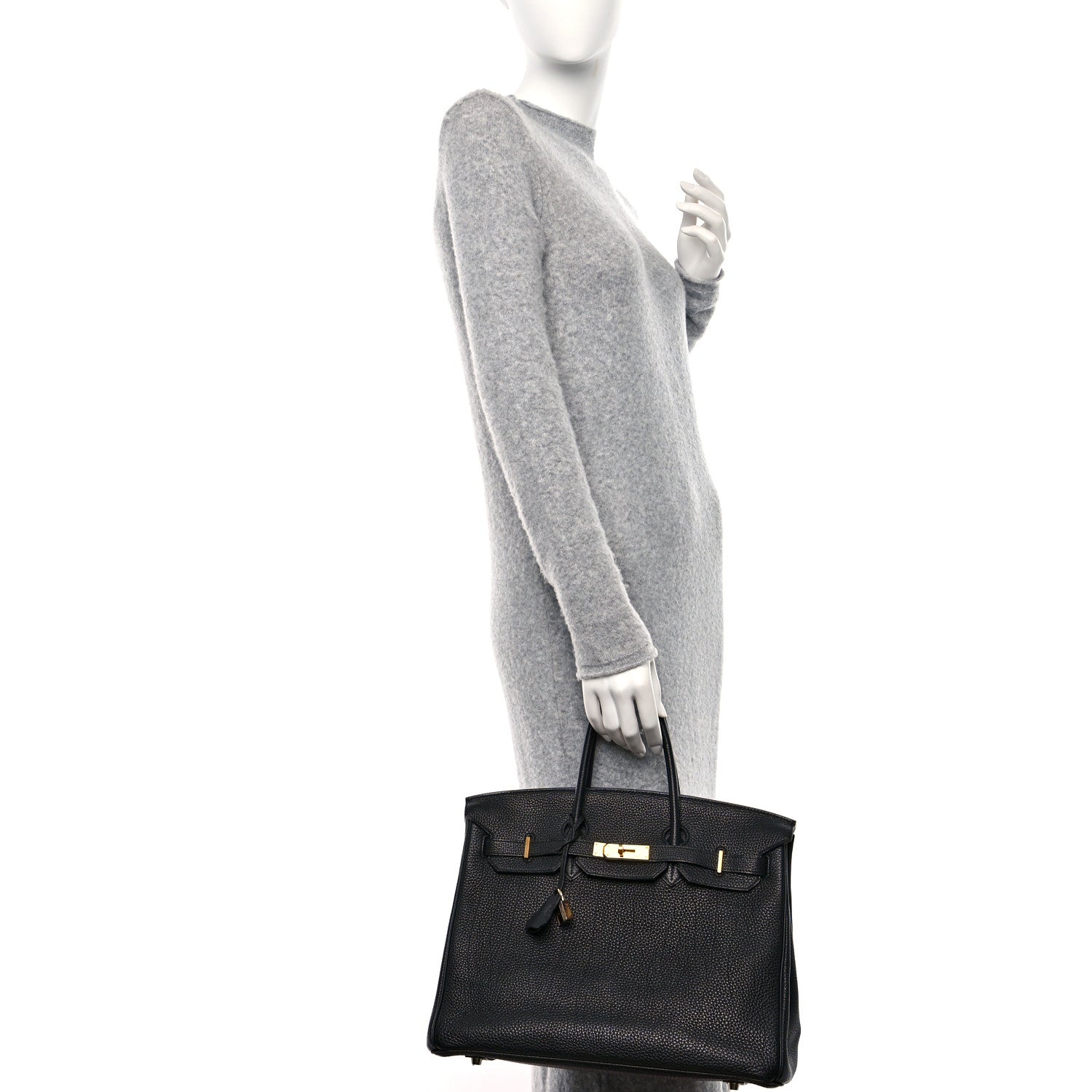 Hermes Togo BIRKIN 35 Black 2 of 12