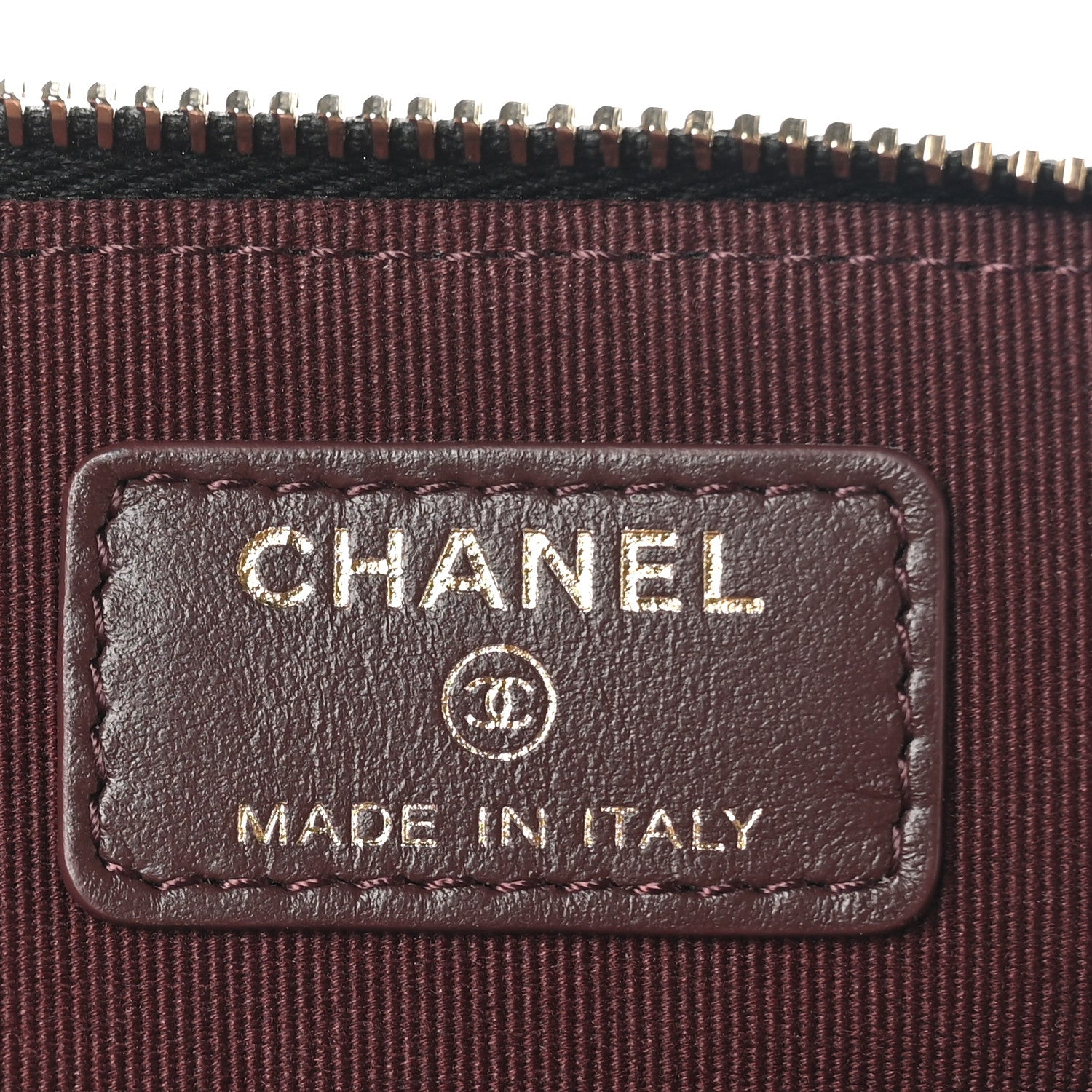 Chanel Caviar Quilted Zip Card Holder Wallet Black 6 of 8