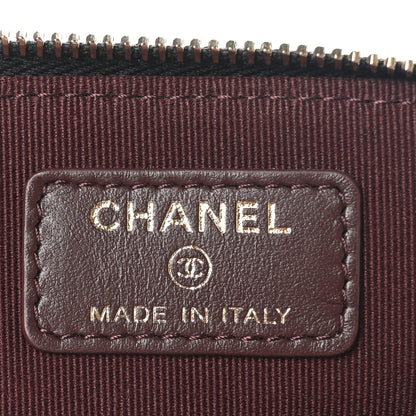 Chanel Caviar Quilted Zip Card Holder Wallet Black 6 of 8