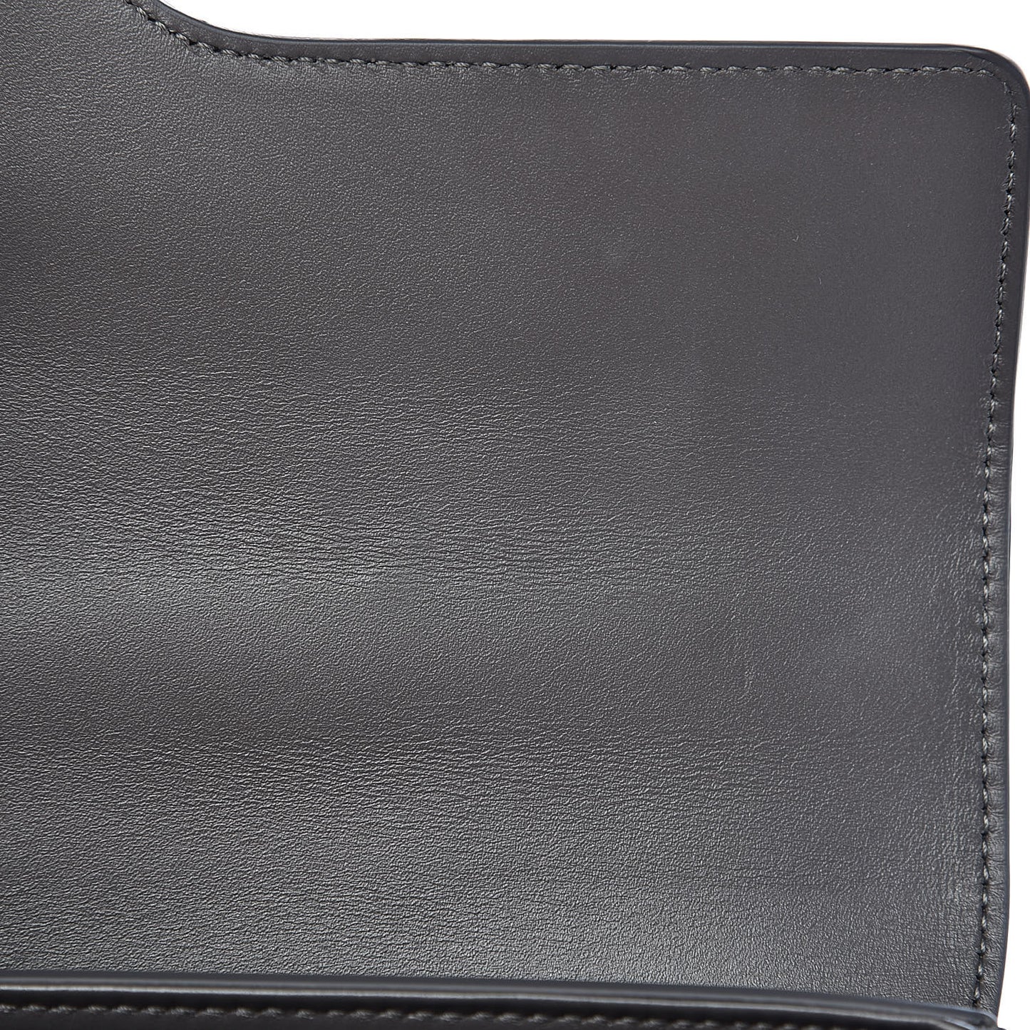 Satinated Calfskin Medium 16 Top Handle Bag Grey