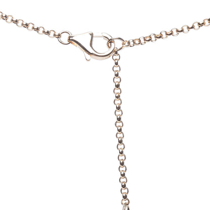 Cartier 18K Yellow Gold Diamond Agrafe Pendant Necklace 5 of 6