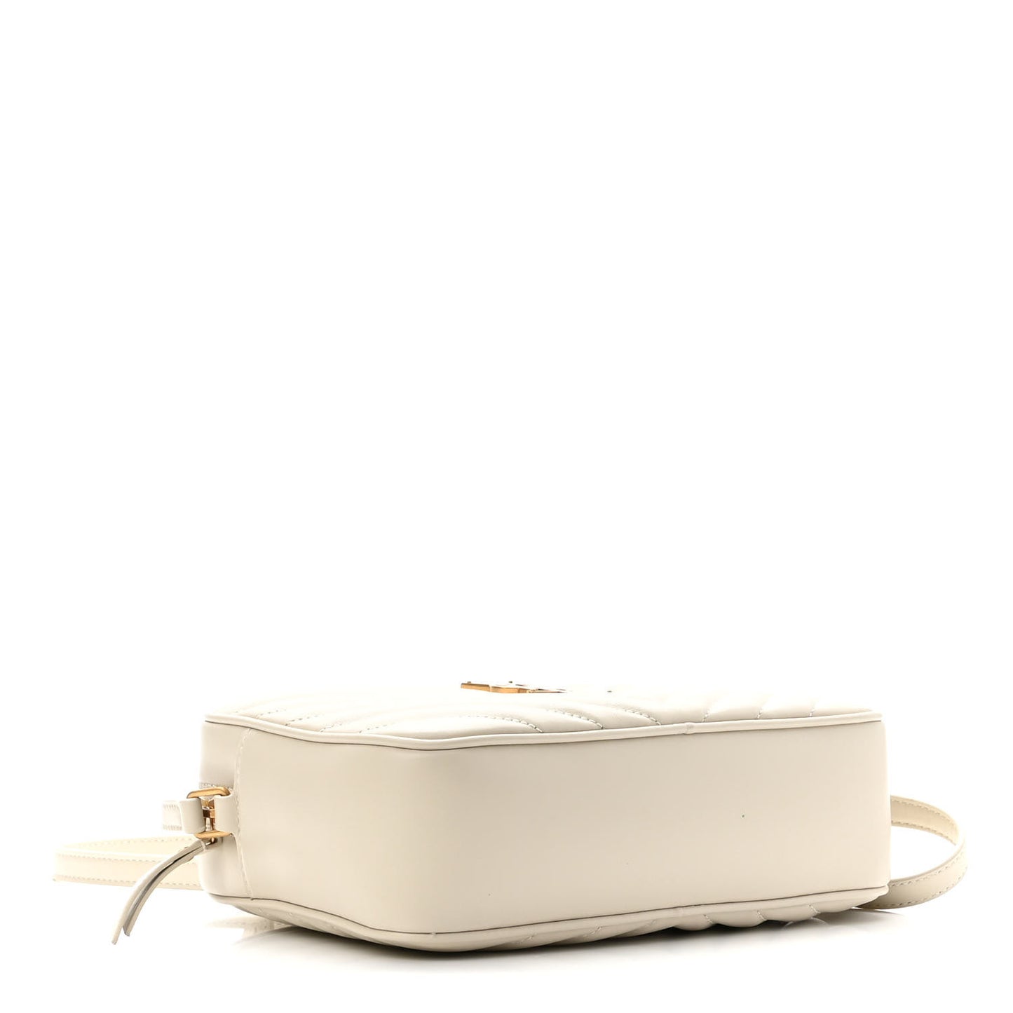 Calfskin Matelasse Monogram Lou Camera Bag Crema Soft