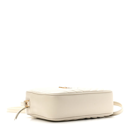 Saint Laurent Calfskin Matelasse Monogram Lou Camera Bag Crema Soft 4 of 10