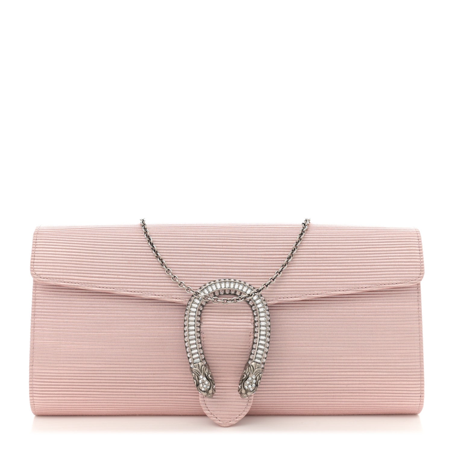 Gucci Grosgrain Satin Small Dionysus Shoulder Bag Blush 1 of 10