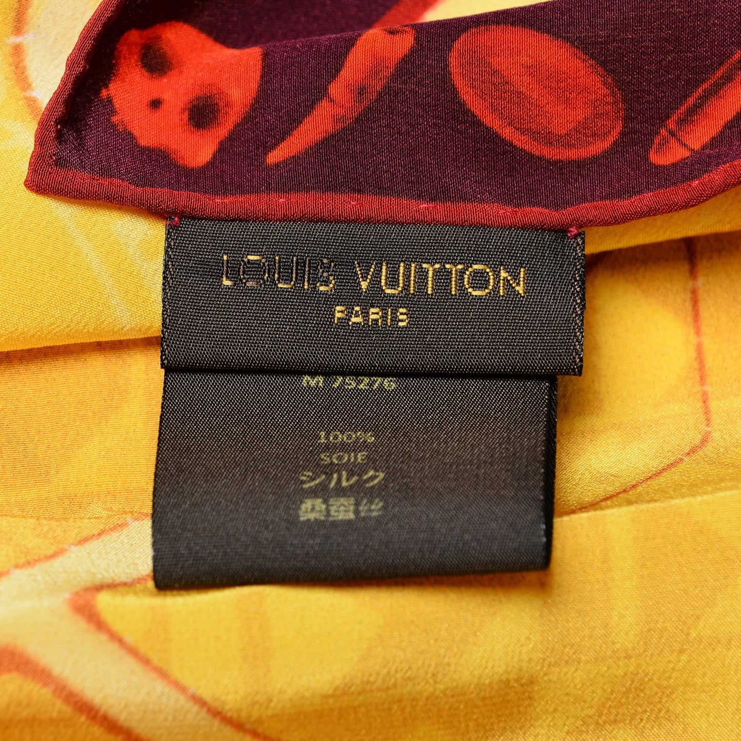 Silk Sun Geant Square Scarf Soleil Yellow