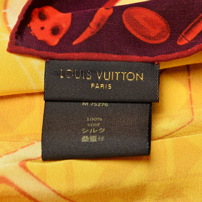 Louis Vuitton Silk Sun Geant Square Scarf Soleil Yellow 5 of 5