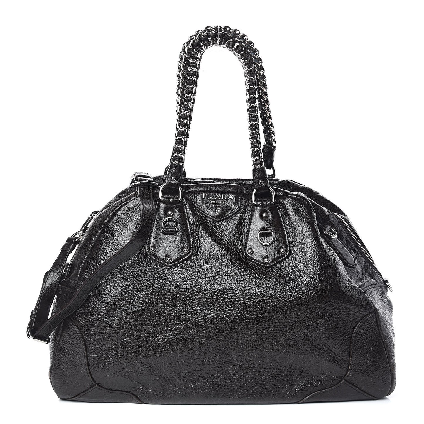 Cervo Lux Bauletto Tote Ebano