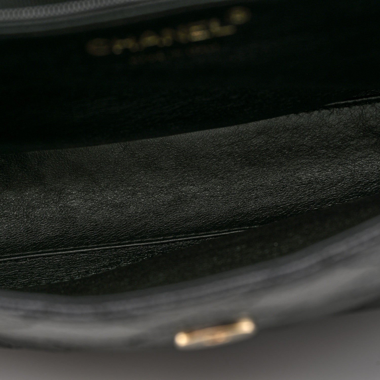 Chanel Caviar Quilted CC Beauty Clutch Black 5 of 6