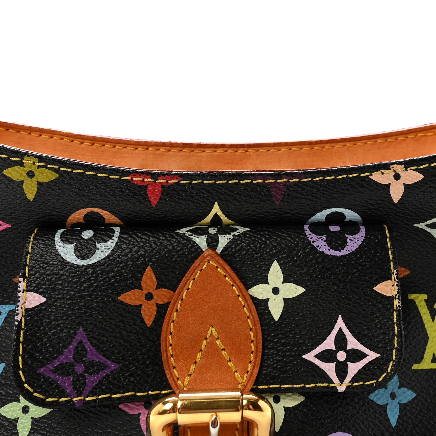 Louis Vuitton Monogram Multicolor Eliza Black 7 of 9