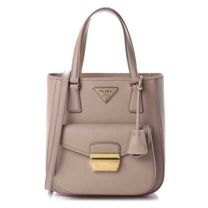 Prada Saffiano Lux Metroplis Tote Cipria 1 of 10