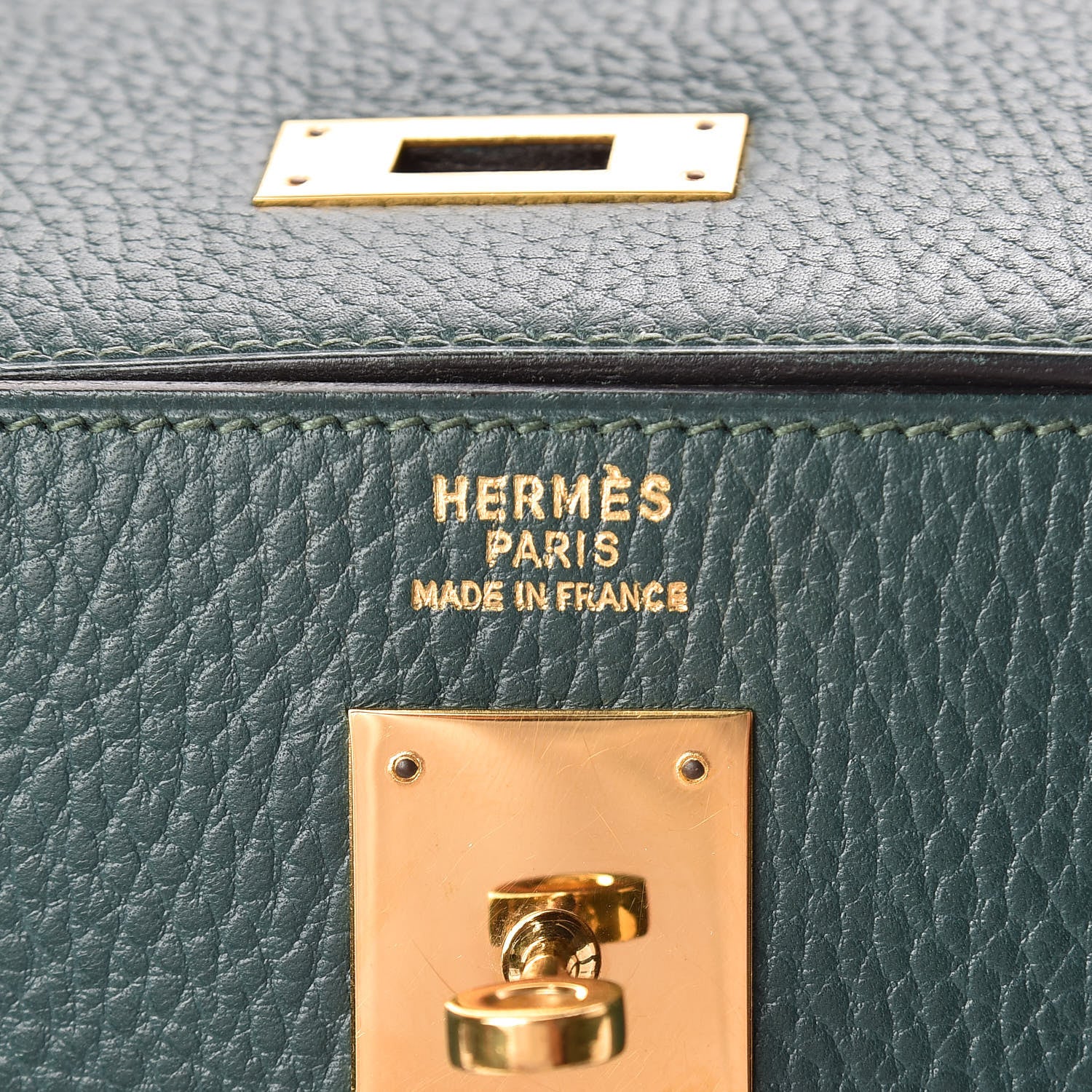 Hermes Ardennes Kelly Retoune 35 Vert Fonce 6 of 10