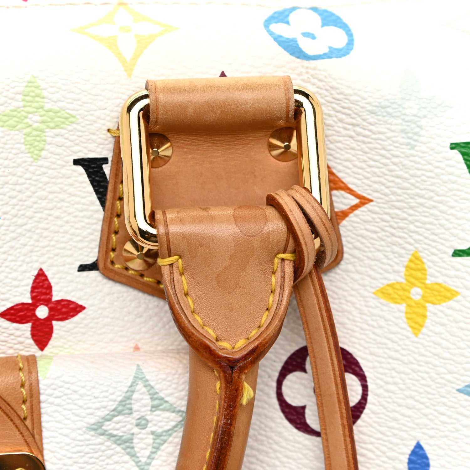 Louis Vuitton Monogram Multicolor Speedy 30 White 17 of 21