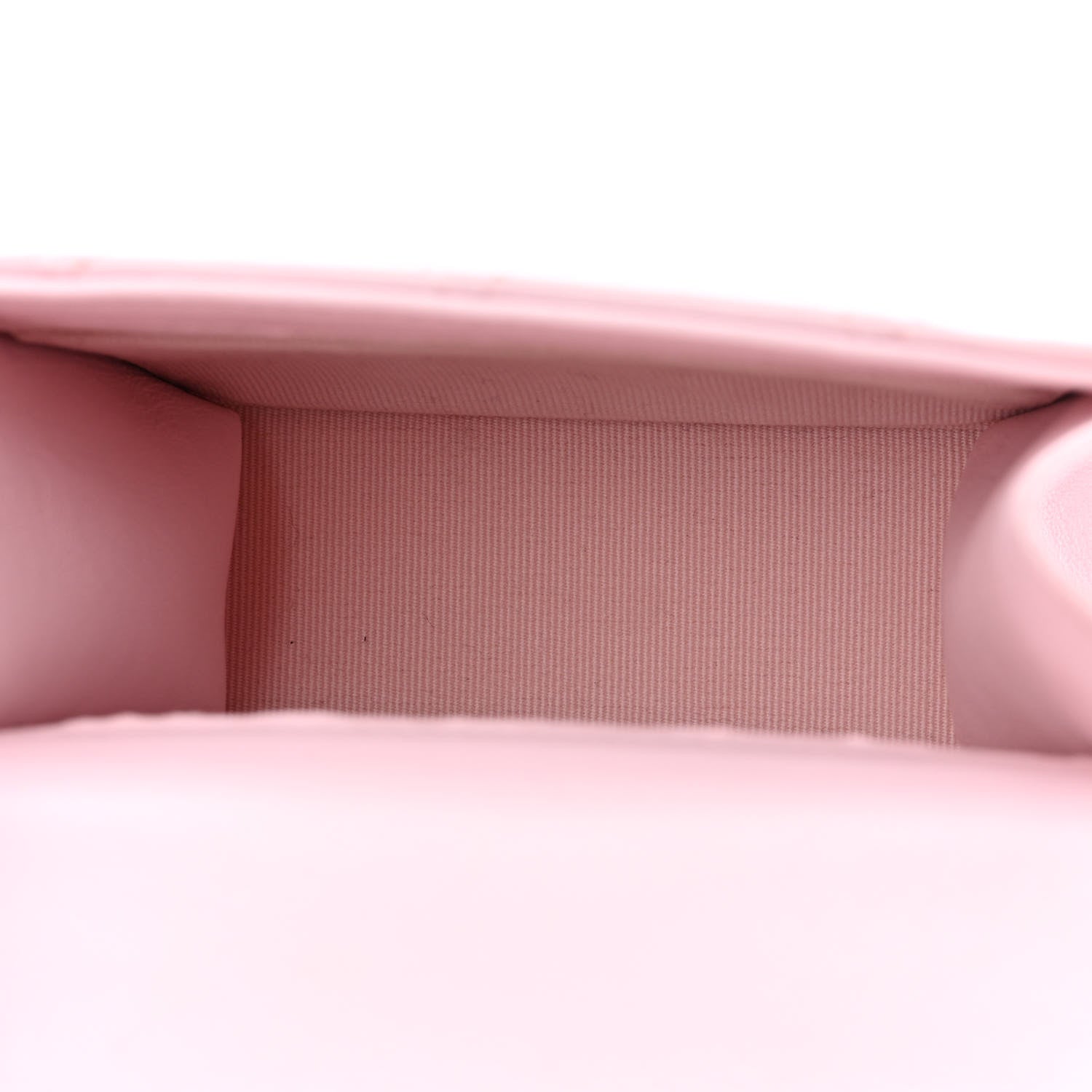 Chanel Lambskin Quilted Top Handle Clutch With Chain Light Pink 5 of 11