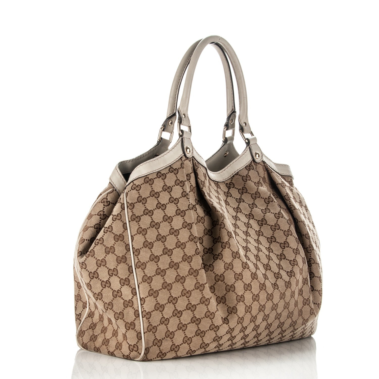 Gucci Monogram Large Sukey Tote Off White 3 of 9