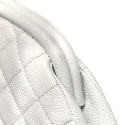 Chanel Caviar Quilted Timeless Clutch White 11 of 13