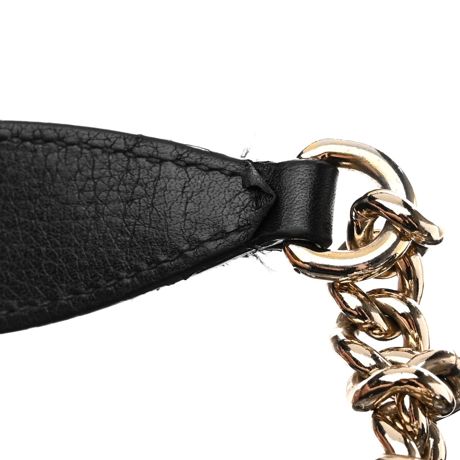 Gucci Pebbled Calfskin Medium Soho Chain Shoulder Bag Black 11 of 12