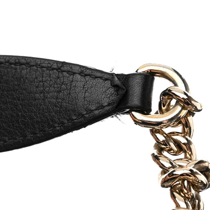 Gucci Pebbled Calfskin Medium Soho Chain Shoulder Bag Black 11 of 12