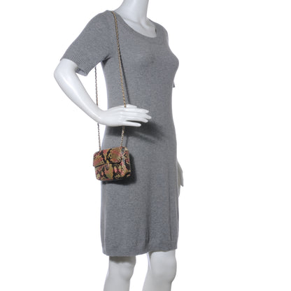 Chanel Python Convertible 3 Way Belt Bag Multicolor 2 of 8