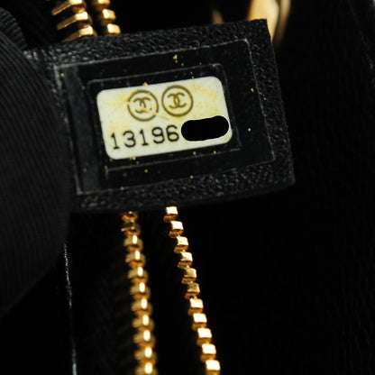 Chanel Caviar Quilted Grand Shopping Tote GST Black 7 of 7