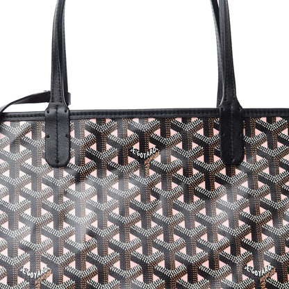 Goyard Goyardine Saint Louis Claire Voie PM Black Pink 10 of 10