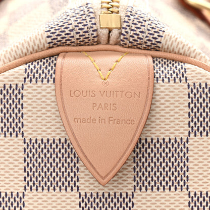 Louis Vuitton Damier Azur Speedy 30 6 of 14