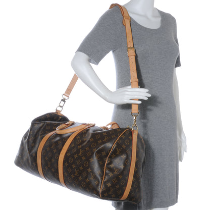 Louis Vuitton Monogram Keepall Bandouliere 55 2 of 7