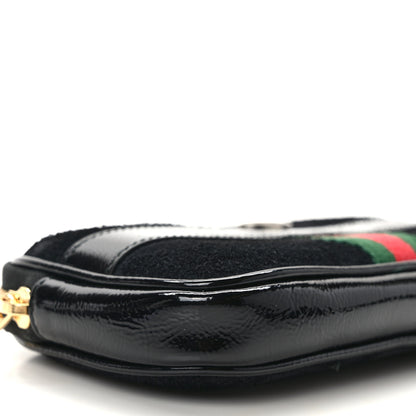 Gucci Suede Patent Ophidia Belted iPhone Case 85 34 Black 8 of 13