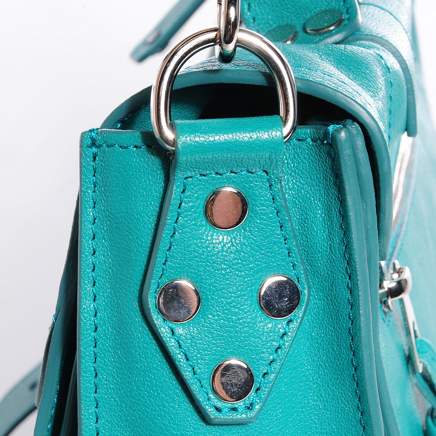 Lambskin PS1 Medium Satchel Emerald