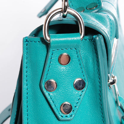 Proenza Schouler Lambskin PS1 Medium Satchel Emerald 12 of 16