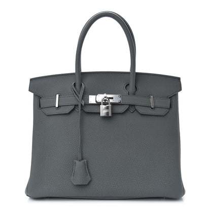 Hermes Togo Birkin 30 Vert Amande 1 of 16