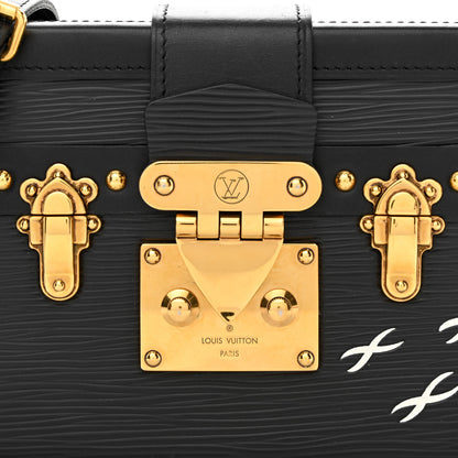Louis Vuitton Epi Petite Malle Black 8 of 10