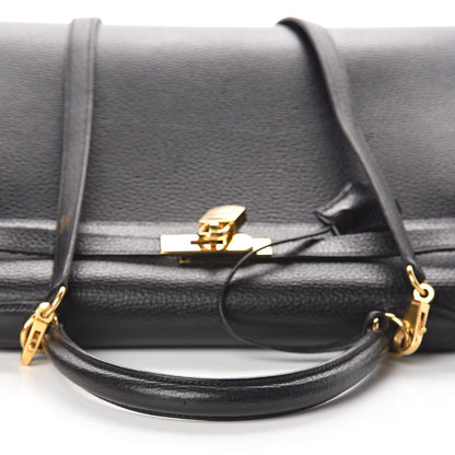 Hermes Ardennes Kelly Sellier 35 Black 13 of 33