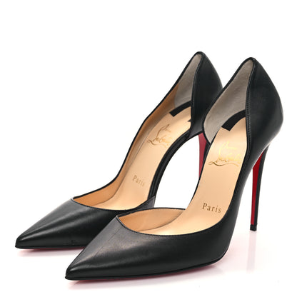 Christian Louboutin Shiny Nappa Iriza 100 Pumps 38 Black 3 of 9