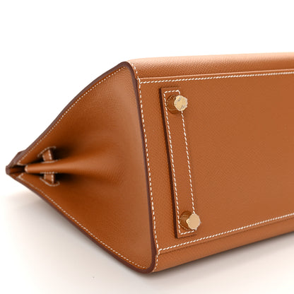 Hermes Epsom Birkin Sellier 25 Gold 9 of 13