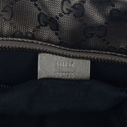 Gucci Imprime Monogram Medium Zippered Shopping Tote Pewter 9 of 13