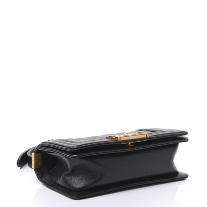 Chanel Caviar Quilted Small Boy Flap Black 3 of 10