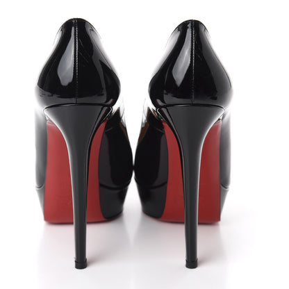 Christian Louboutin Patent Bianca 140 Pumps 38 Black 5 of 9