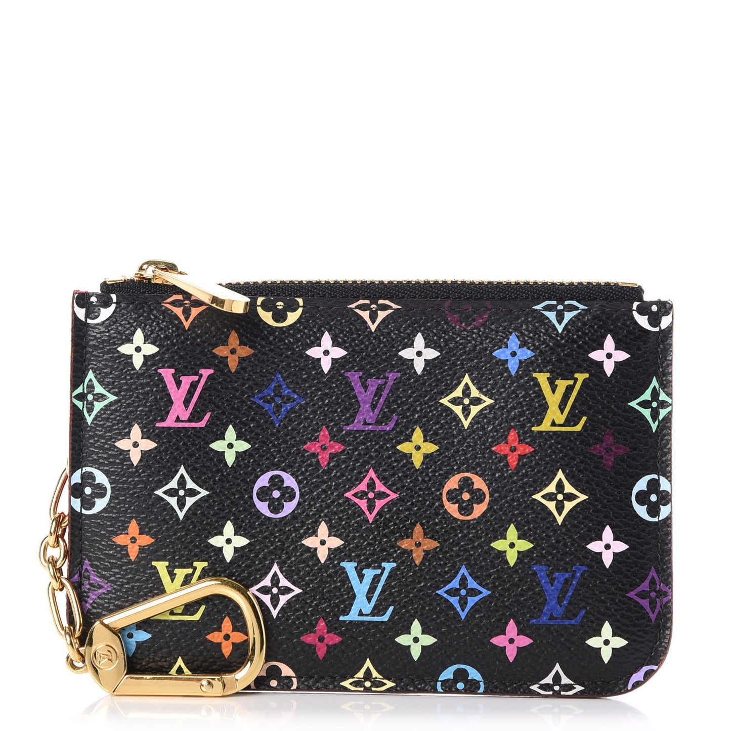 Monogram Multicolor Key Pouch Black Grenade