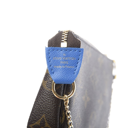Louis Vuitton Monogram 2019 Christmas Animation Mini Venice Pochette Accessories Blue 6 of 8