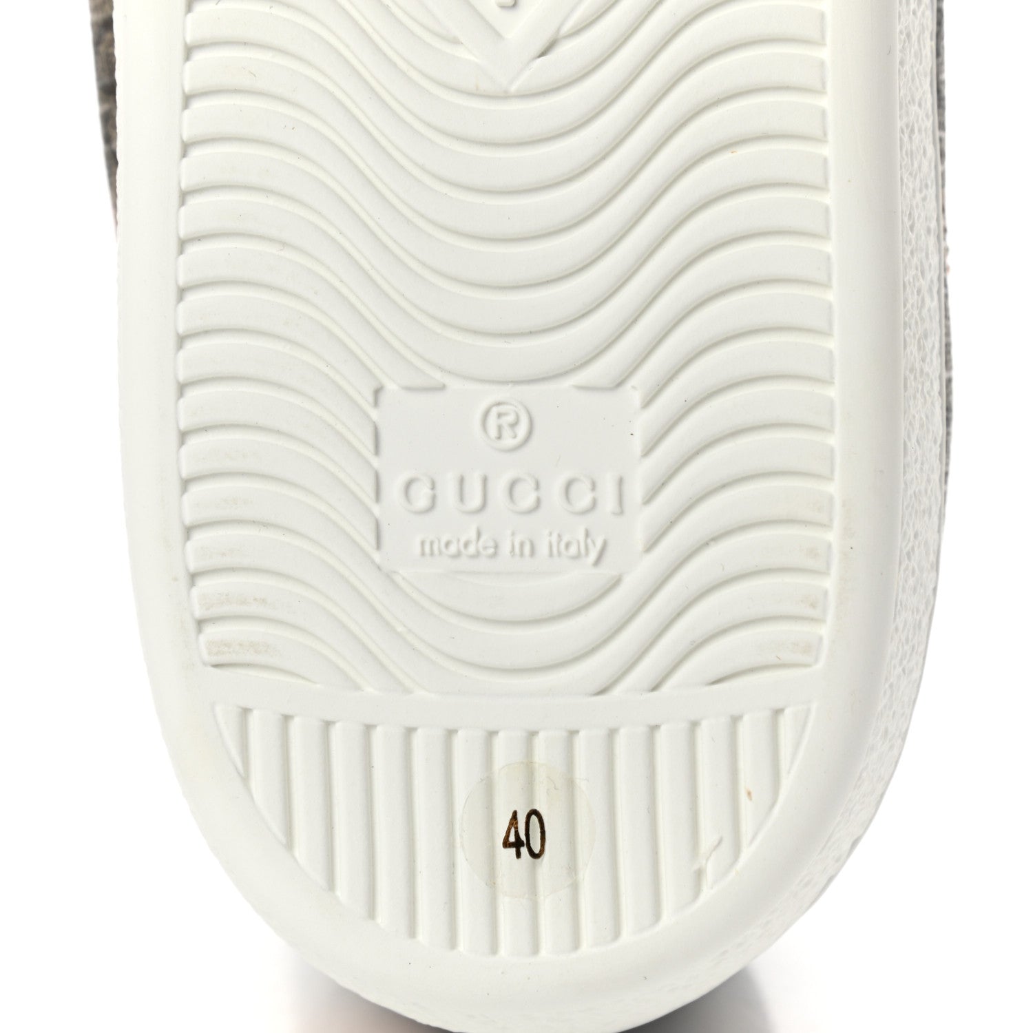 Gucci GG Supreme Monogram Berry Web Womens Ace Sneakers 40 Beige Light Copper Black 6 of 8
